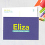 Linen Purple Style Postcards