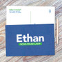 Linen Blue Style Postcards