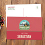 Live, Love, Camp Red Postcards