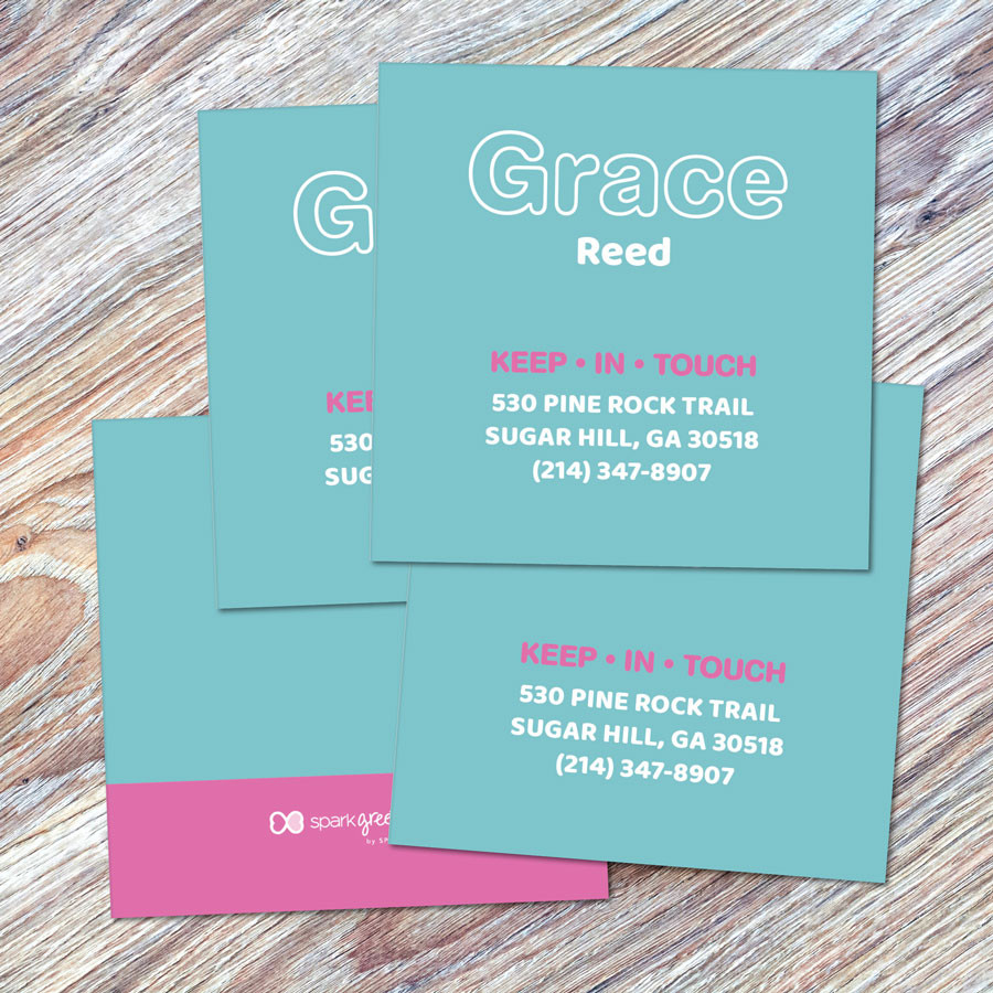 Modern Mint Calling Cards