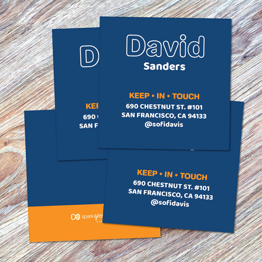 Modern Navy Calling Cards