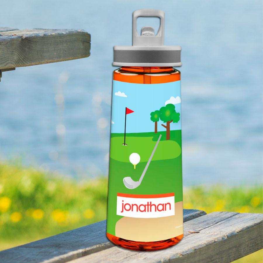 My Love For Golf Sports Water Bottle