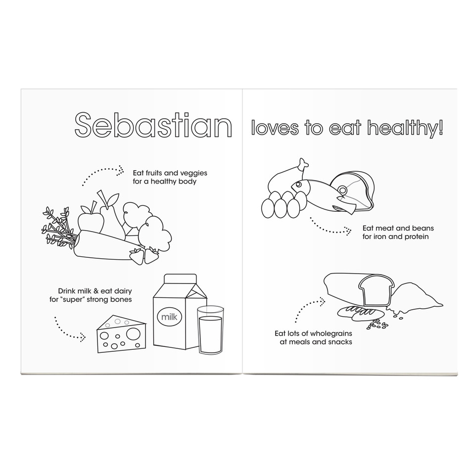 A Boy Chef Coloring Story Book