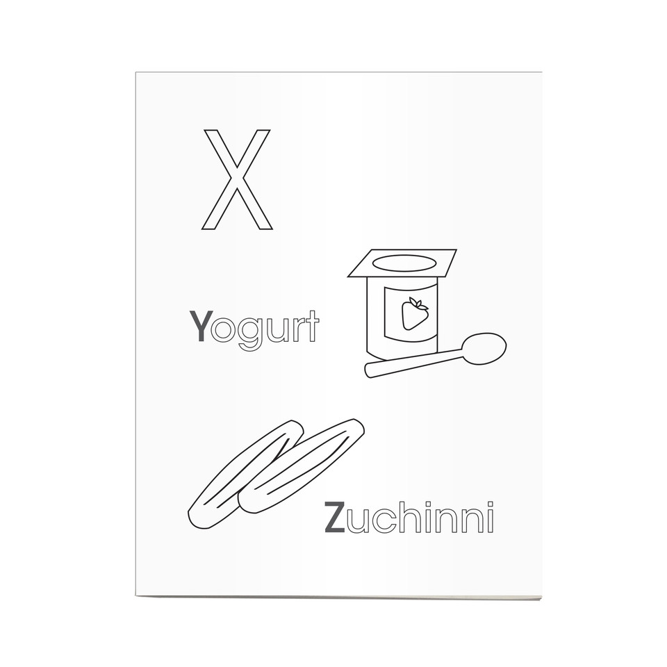 A Girl Chef Coloring Story Book