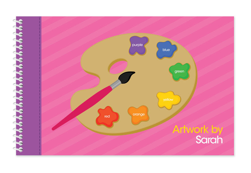 Paintbrush Pink Artist Journal