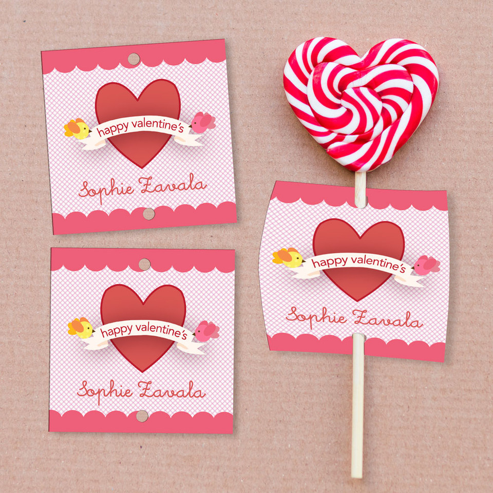 Cute And Lovely Lollipop Cards Set