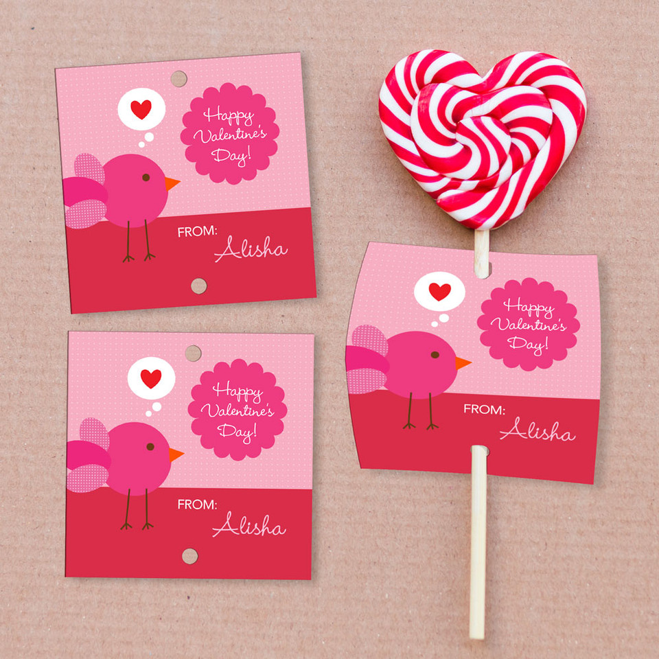 I Am Thinking Of Love Lollipop Cards Set
