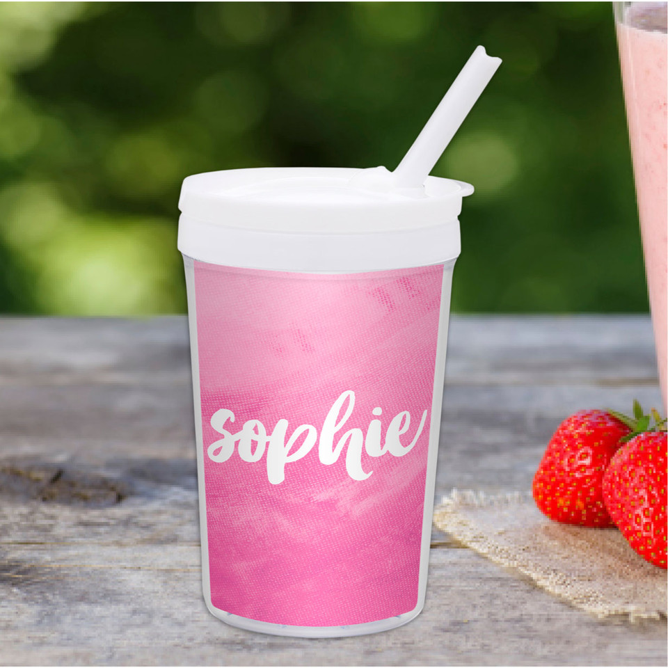 Bold Colorful Name Toddler Cup