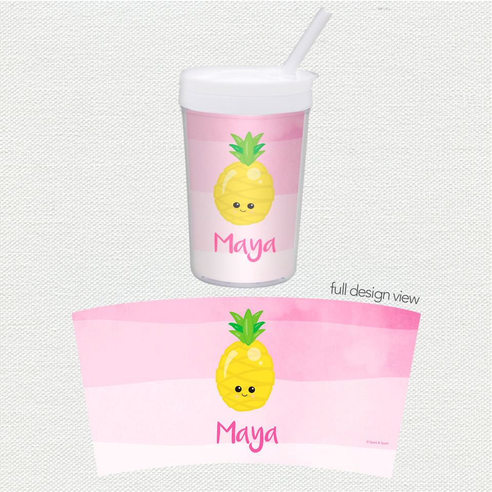 Yummy Pineapples Toddler Cup