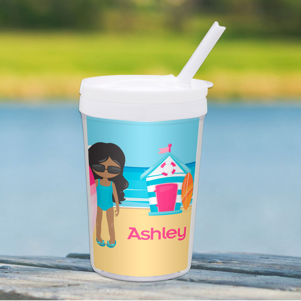 Beach Girl Toddler Cup