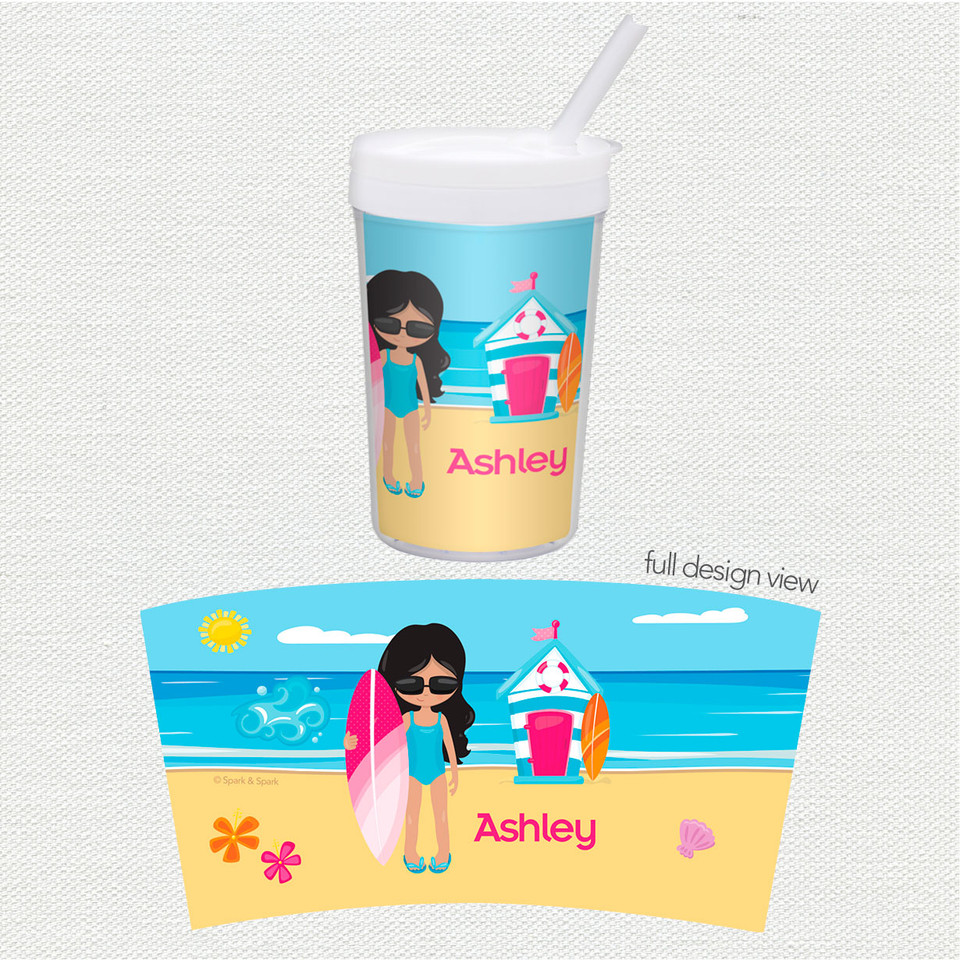 Beach Girl Toddler Cup