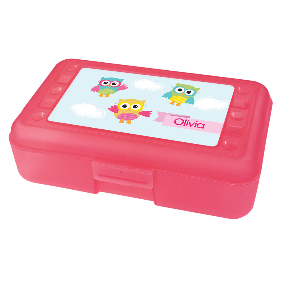 Three Owls Pencil Box