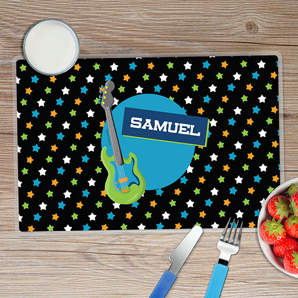 Guitar sounds Kids Placemats