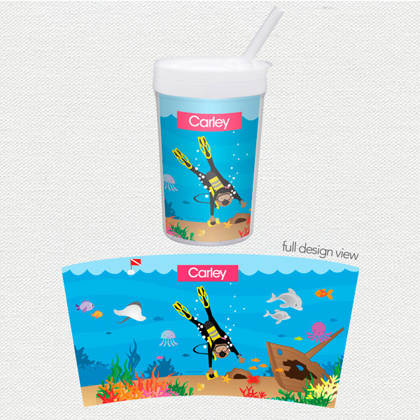 Under the Sea Girl Toddler Cup