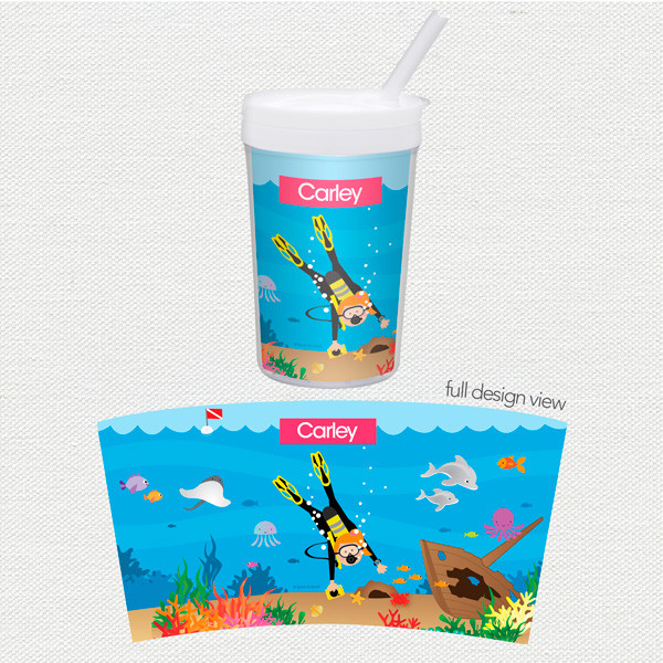 Under the Sea Girl Toddler Cup