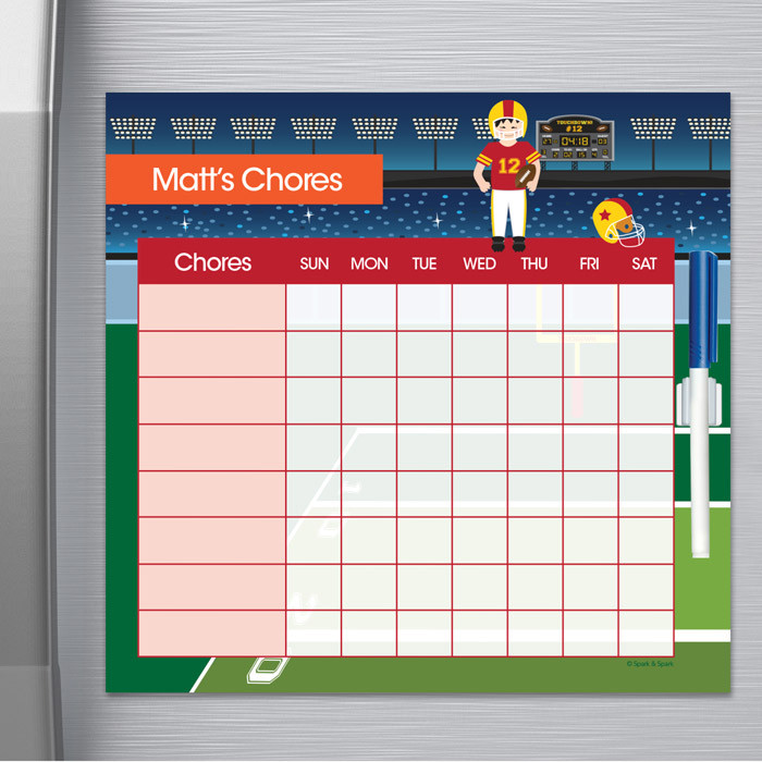 Touchdown Chore Chart