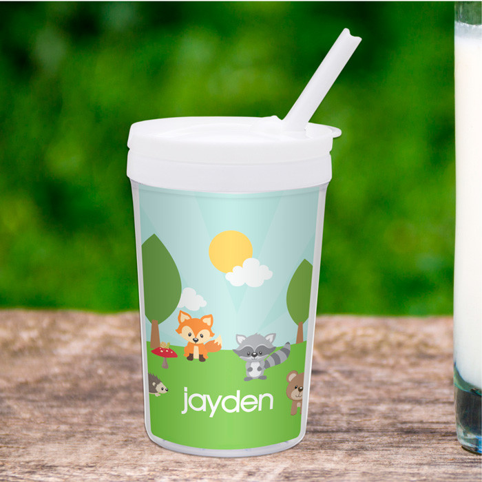Cute Animals In The Forest Toddler Cup