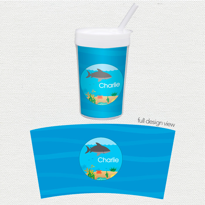 Shark Waves Toddler Cup