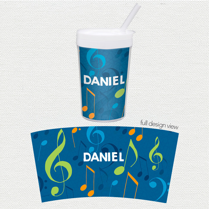 Musical Notes Toddler Cup