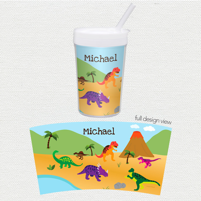 Dinosaurs In The Jungle Toddler Cup