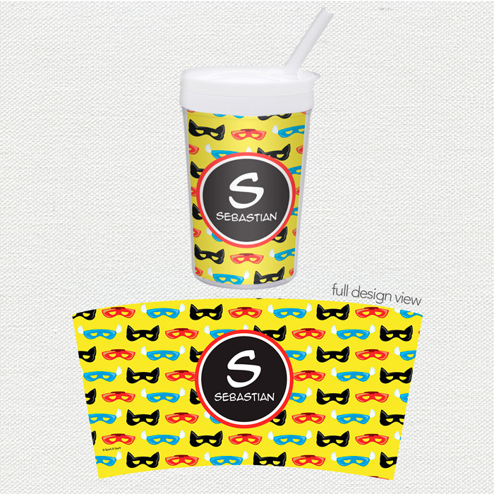 Super Hero Masks Toddler Cup