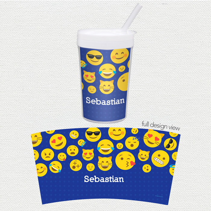 Boy Emojis Toddler Cup