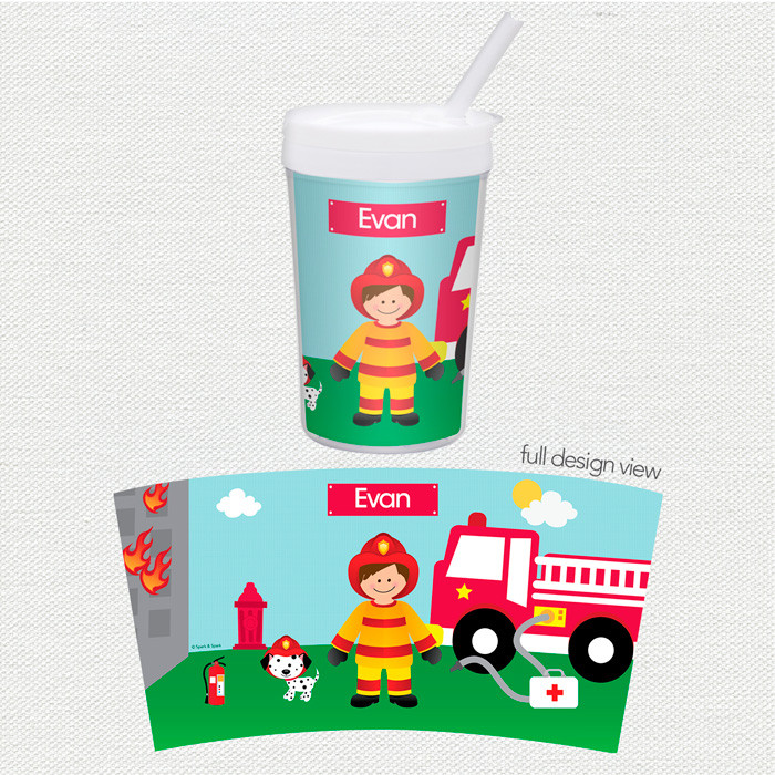 Call a Firefighter Toddler Cup