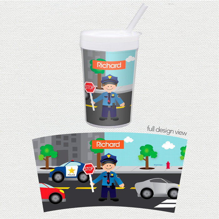 Police on Duty Toddler Cup