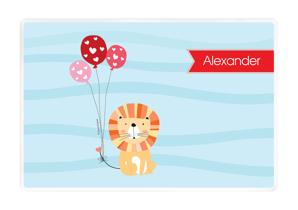 Balloon Lion Kids Placemat