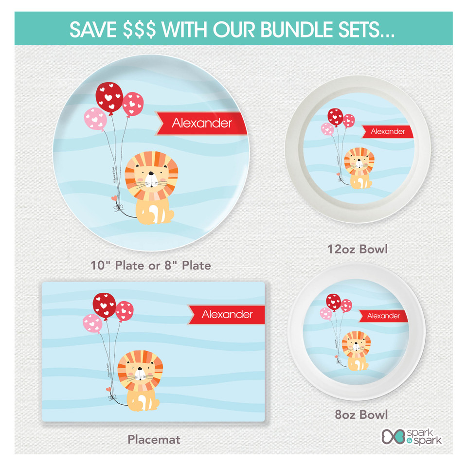 Balloon Lion Kids Placemat