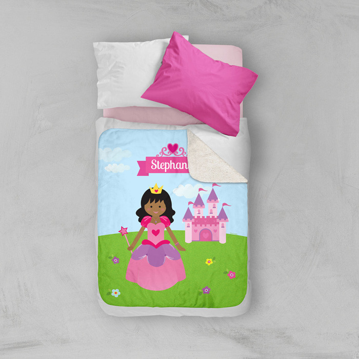 Sweet little princess Sherpa Blanket