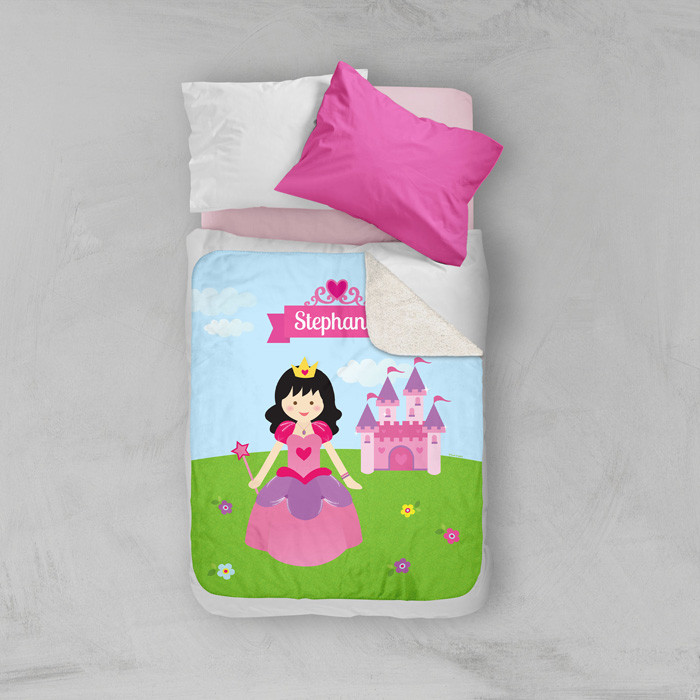 Sweet little princess Sherpa Blanket