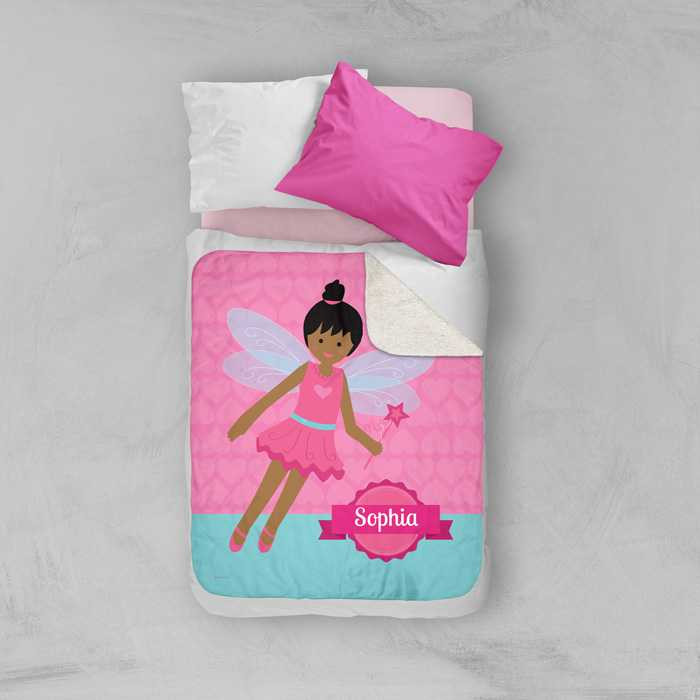 Fairy Girl Sherpa Blanket