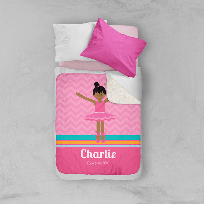 Sweet Ballerina Sherpa Blanket