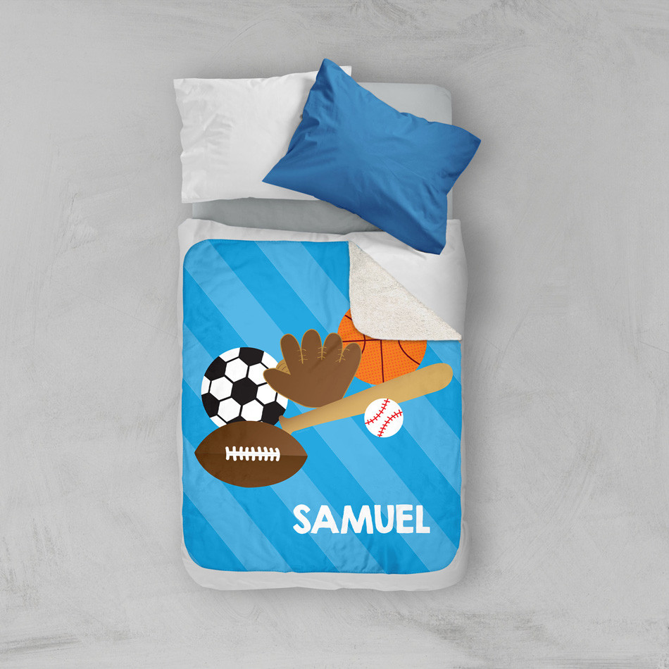 Sports fan Sherpa Blanket