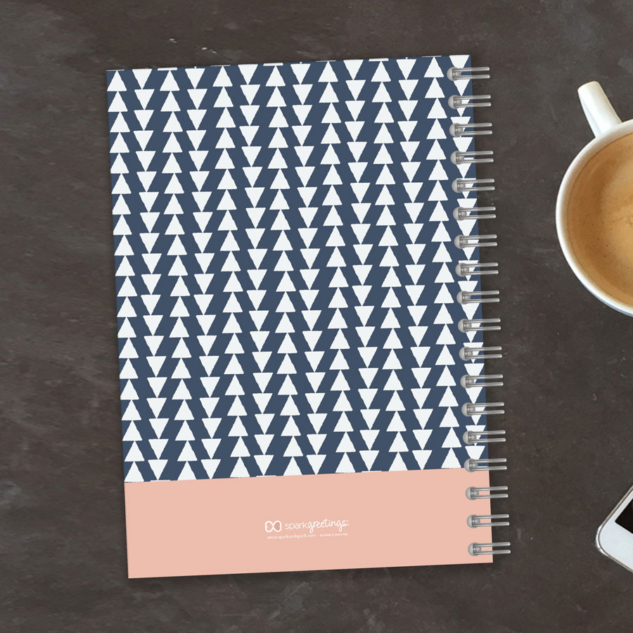 Triangles & Glitter Writing Journal