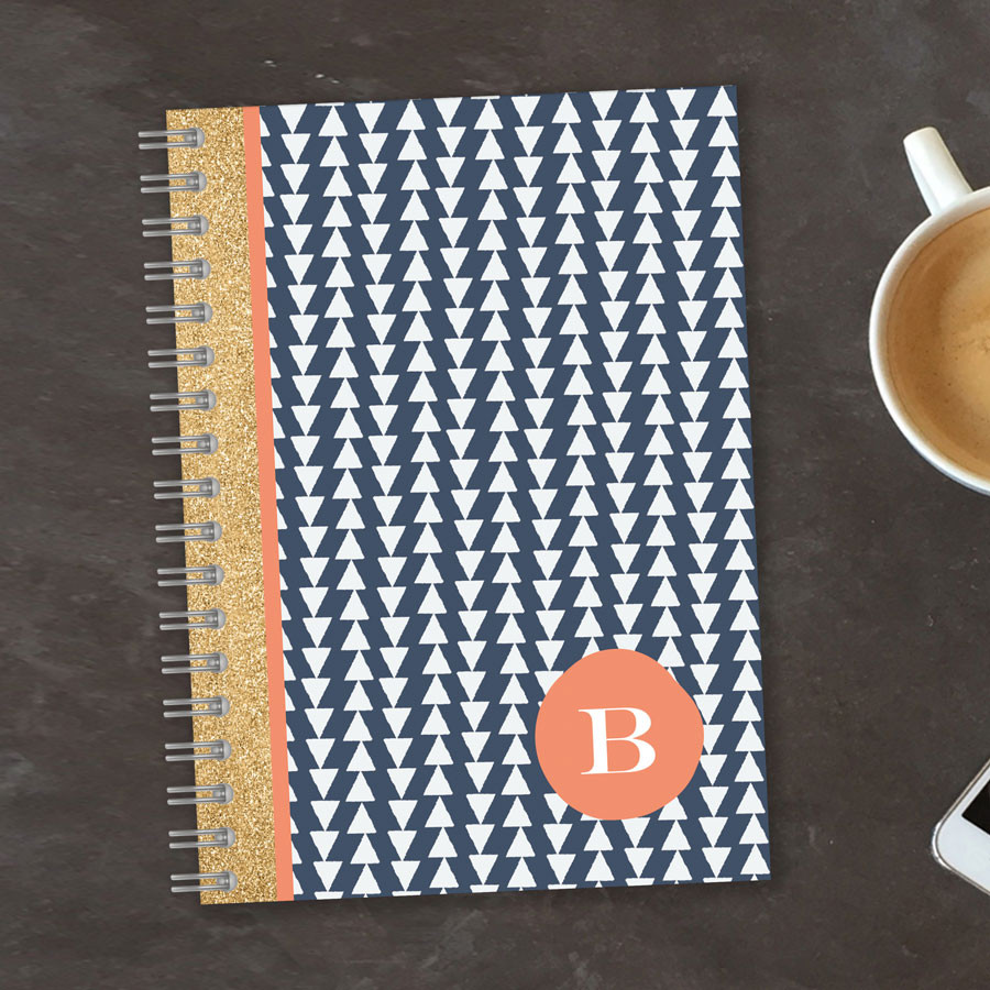 Triangles & Glitter Writing Journal