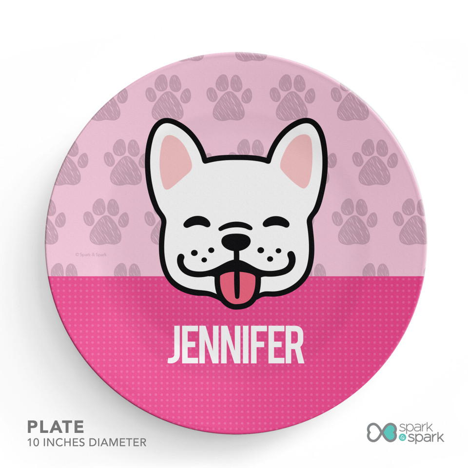 Sweet Pink Pup Kids Bowl