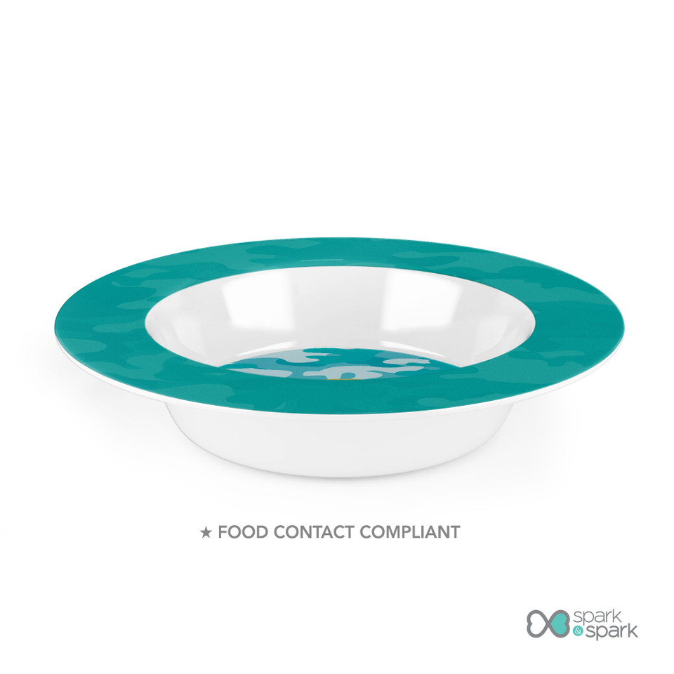 Aqua Camouflage Kids Bowl