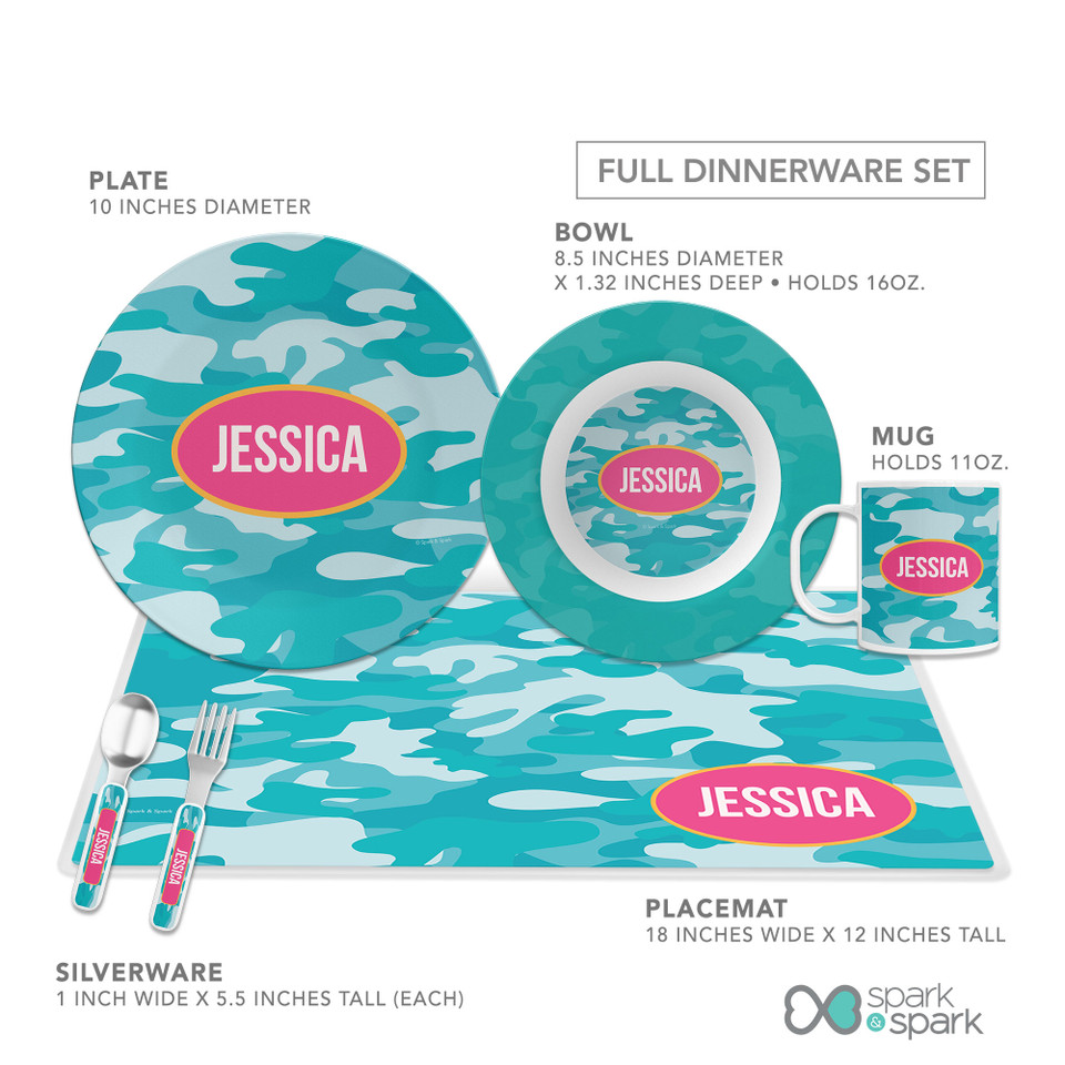 Aqua Camouflage Kids Bowl