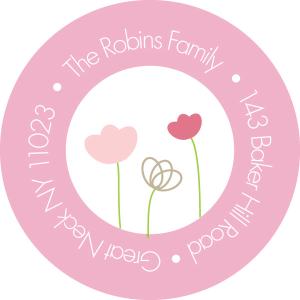 Cute Garden Christian Address Labels