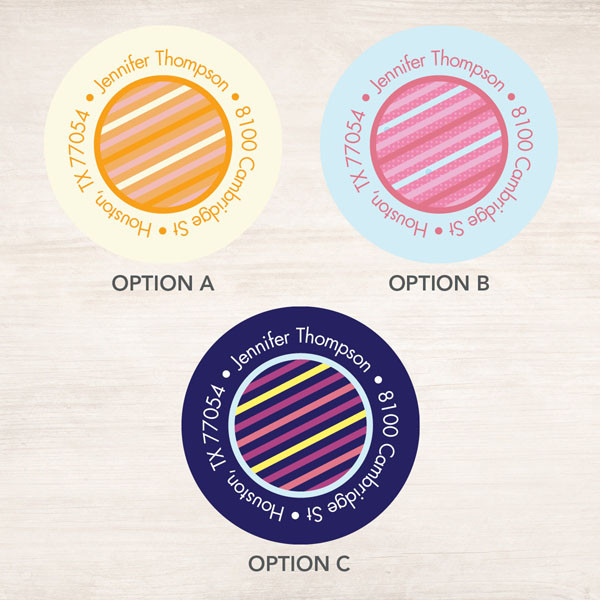 Bold Lines Label Set