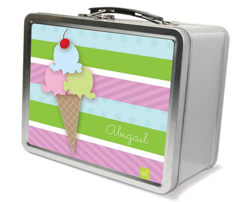 Yummy Ice Cream Metal Lunchbox