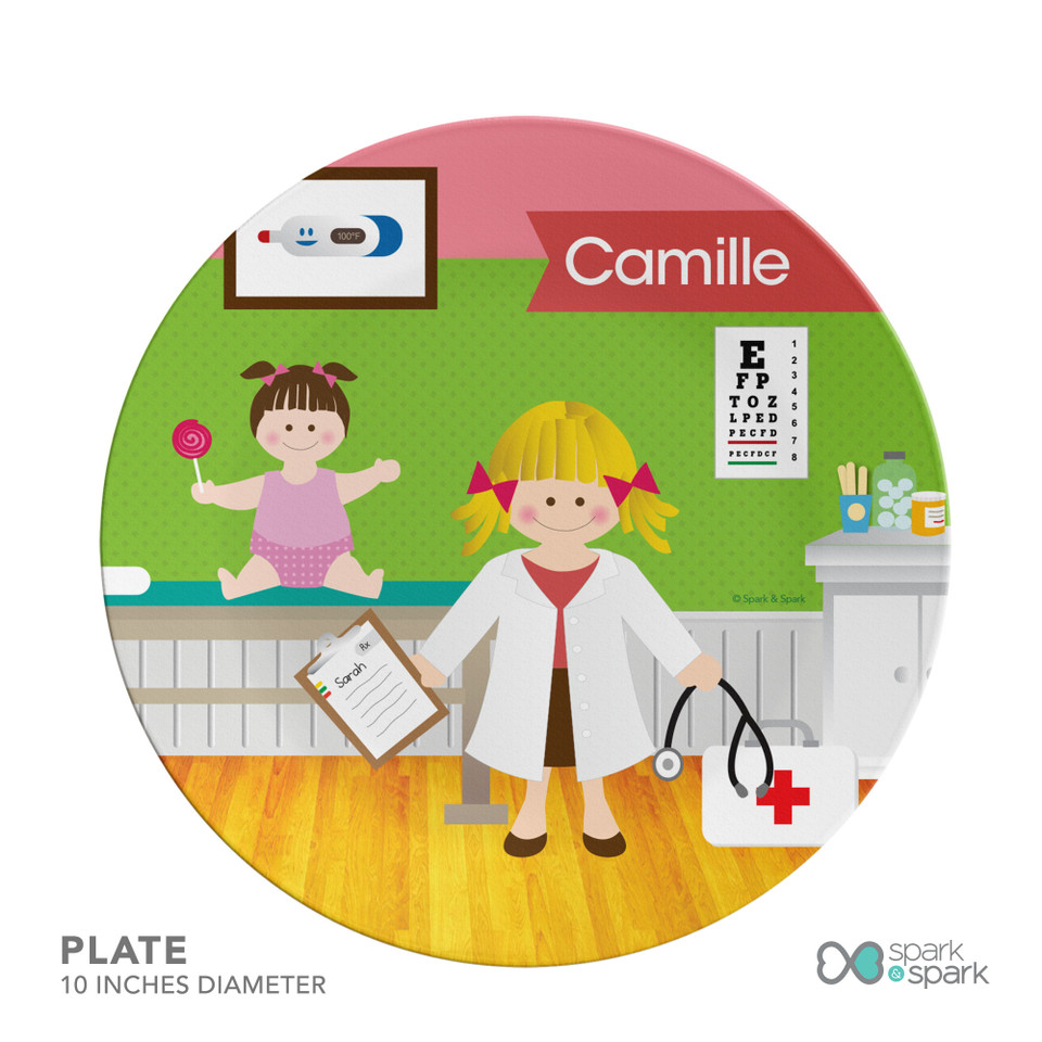 Doctor's Visit Kids Plates