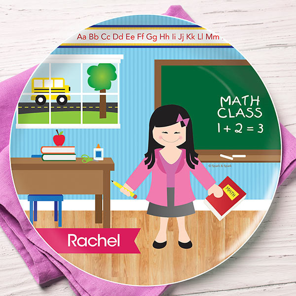 Learning Time Kids Plates