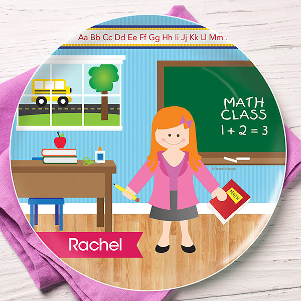 Learning Time Kids Plates