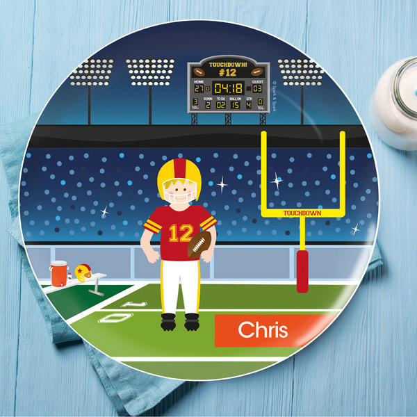 Touchdown Kids Plates