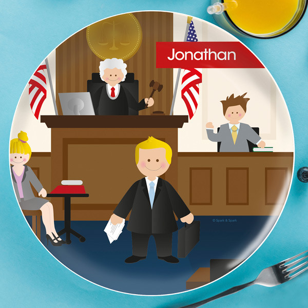 Legally Correct Boy Kids Plate