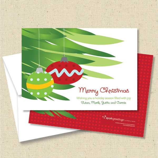 Front and back (optional) with white envelope