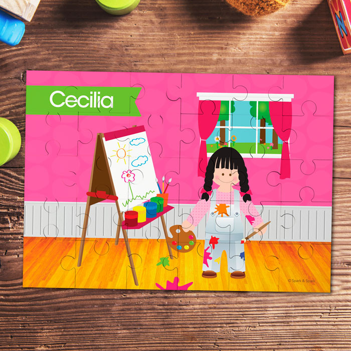 Artist at Work Personalized Puzzles